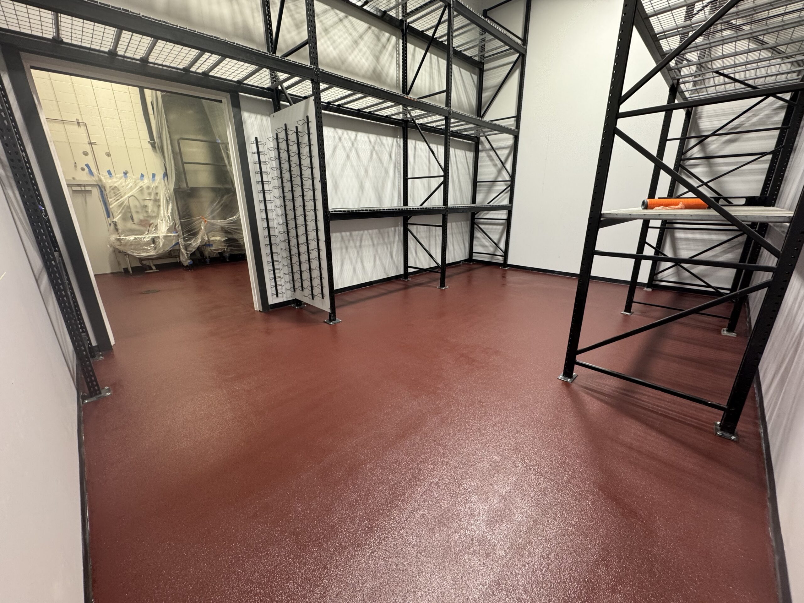 Commercial coating project